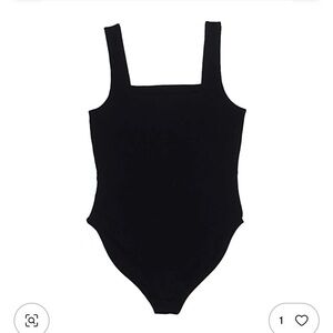 NWOT Old Navy Black Square Neck Bodysuit